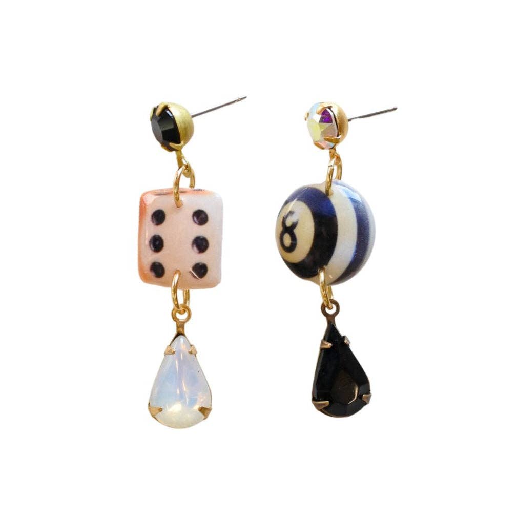 Haricot Vert - Wholesale Dangle Earrings - taking chances dangle set0