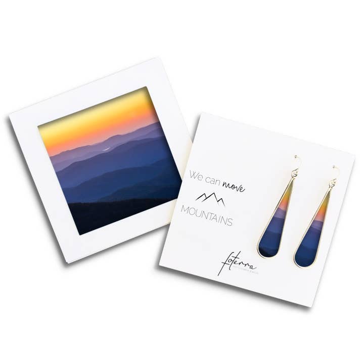 Brincos Blueridge Mountain por atacado de Foterra Jewelry