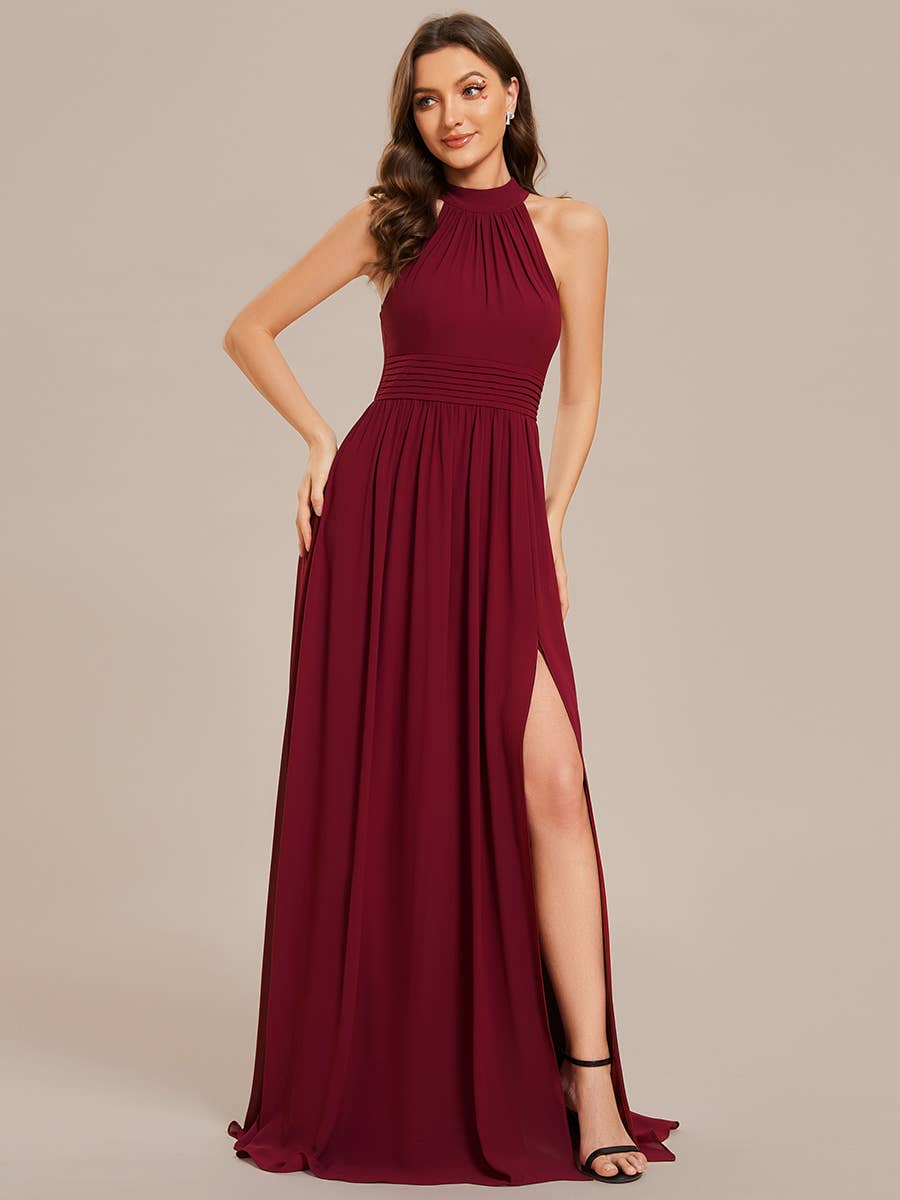 Ever-Pretty – Großhandel Abendkleid – Damen – Chiffon-Abendkleid mit Neckholder-Ausschnitt und ärmellos.1