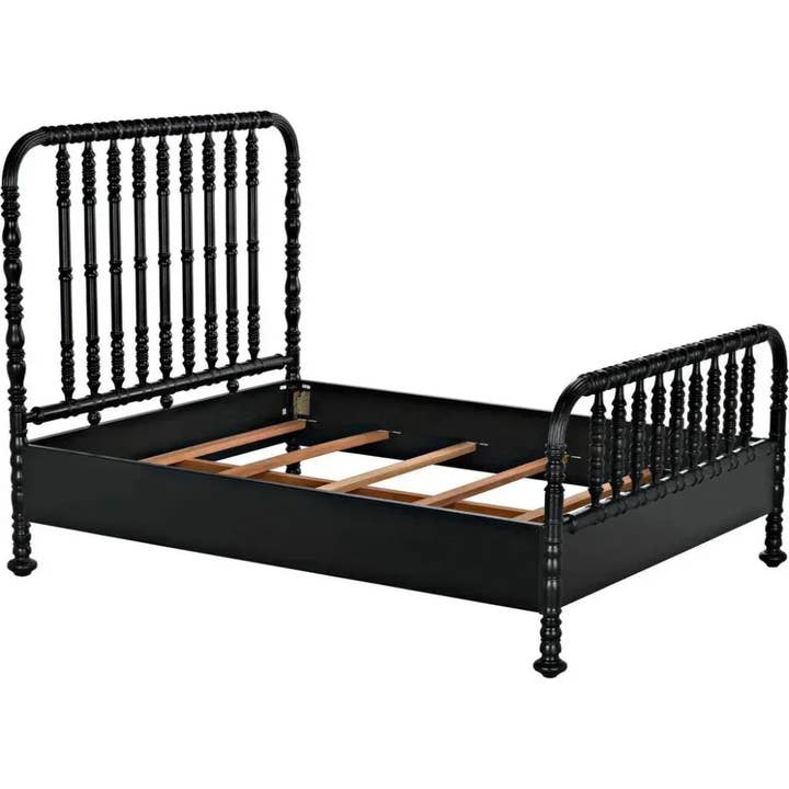 LOOMLAN - Wholesale Bed - Bachelor Black Wooden Bed Frame20