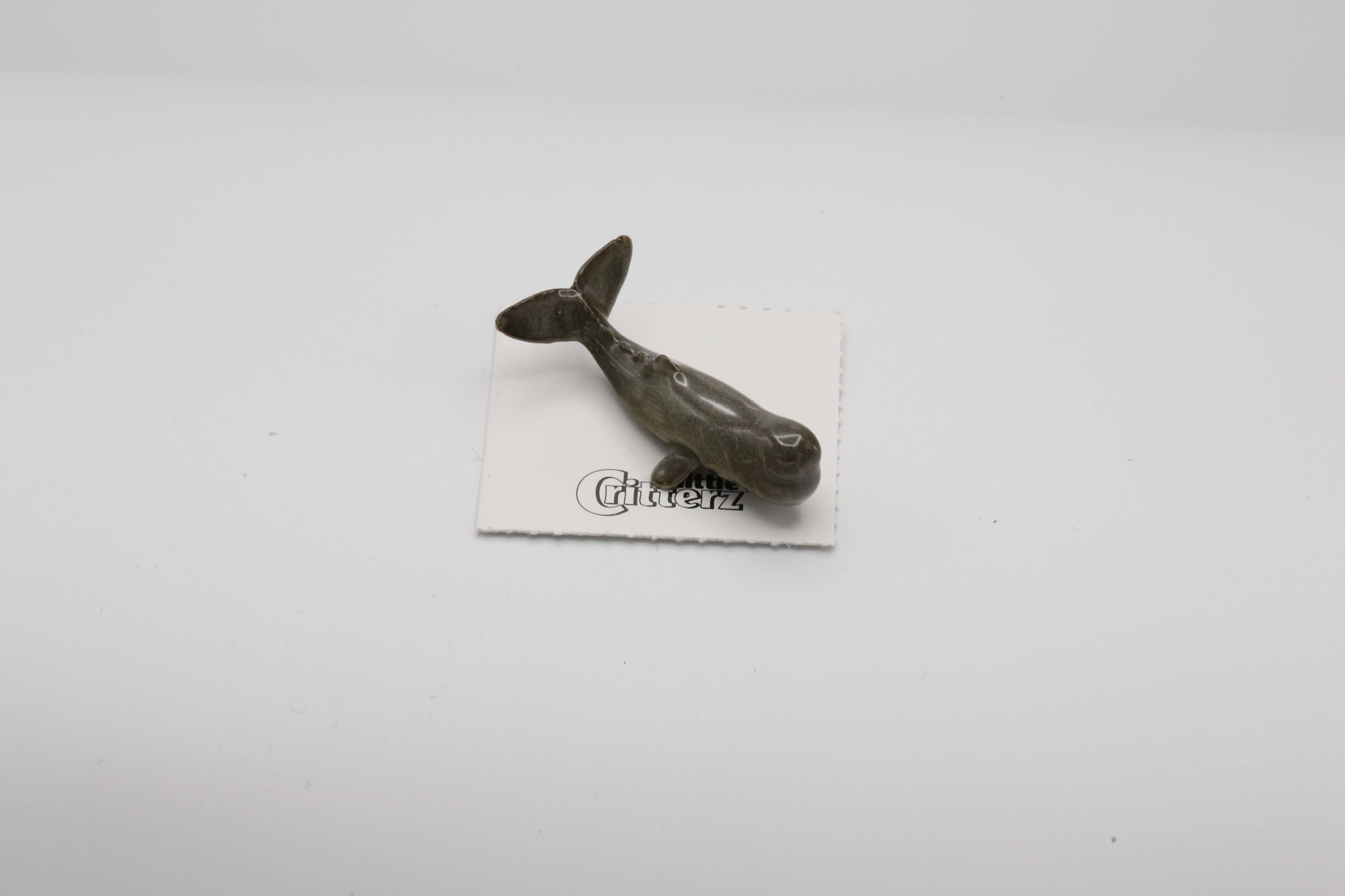 Little Critterz - Wholesale Decorative Figurine - Moby Sperm Whale Porcelain Miniature1