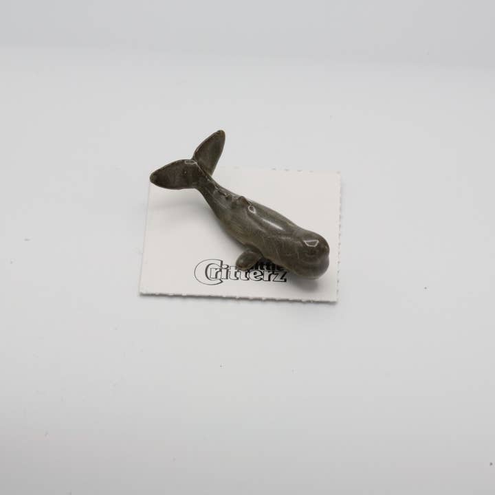 Little Critterz - Wholesale Decorative Figurine - Moby Sperm Whale Porcelain Miniature1