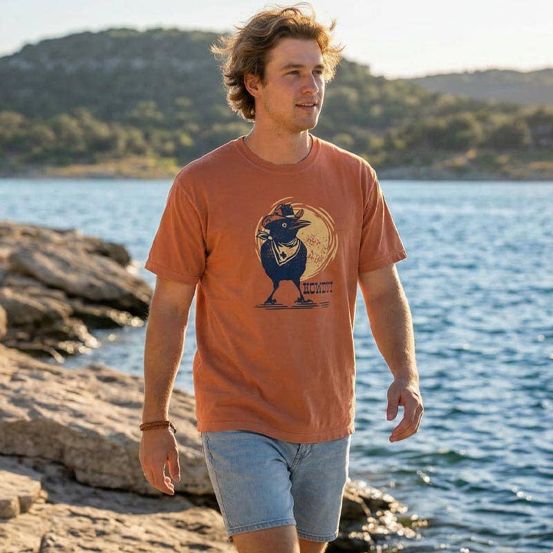 Yam Howdy Grackle T-Shirt | Comfort Colors 1717 | Texas Tee for wholesale on Faire3