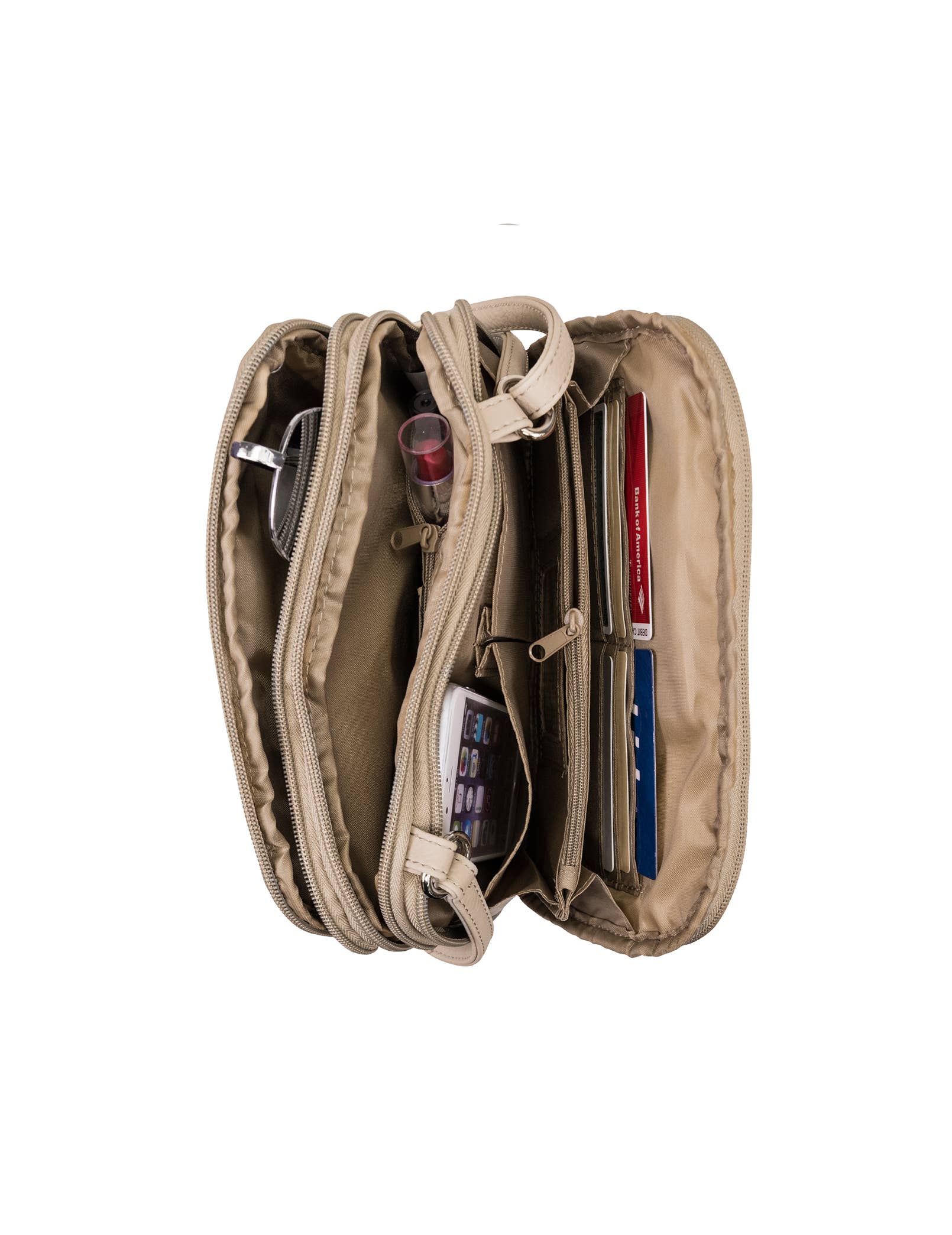 Multisac Handbags - Wholesale Crossbody Bag - Women's - Multisac Zippy Triple Compartment Crossbody21