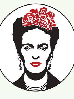 Button-Frida Kahlo for wholesale by Ephemera