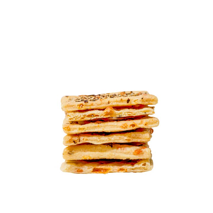 Full Stop. Bakery - Wholesale Crackers - The PEP - Cracked Pepper & Parmesan Sourdough Crackers1