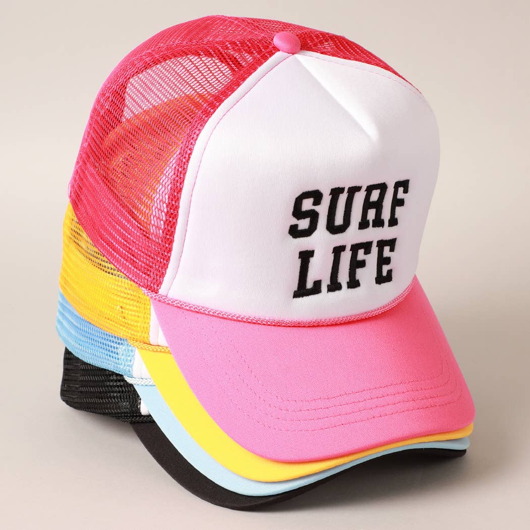 Fashion City - Wholesale Trucker Hat - Women's - SURF LIFE Foam Trucker Cap10
