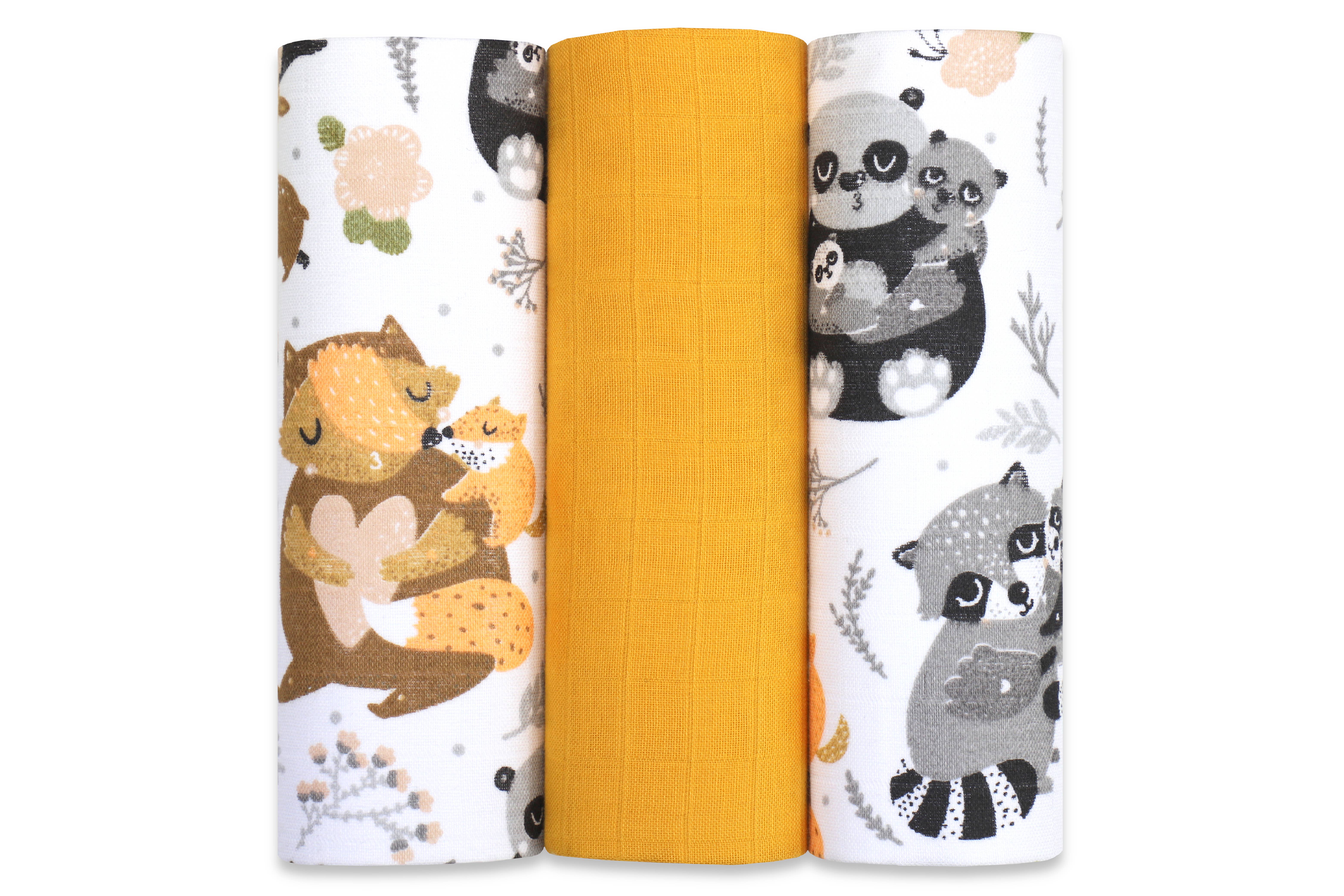 Ander - Wholesale Diaper (Cloth) - Baby - Premium Muslin Diaper Set - 3 Pack of 100% Natural Cotton1