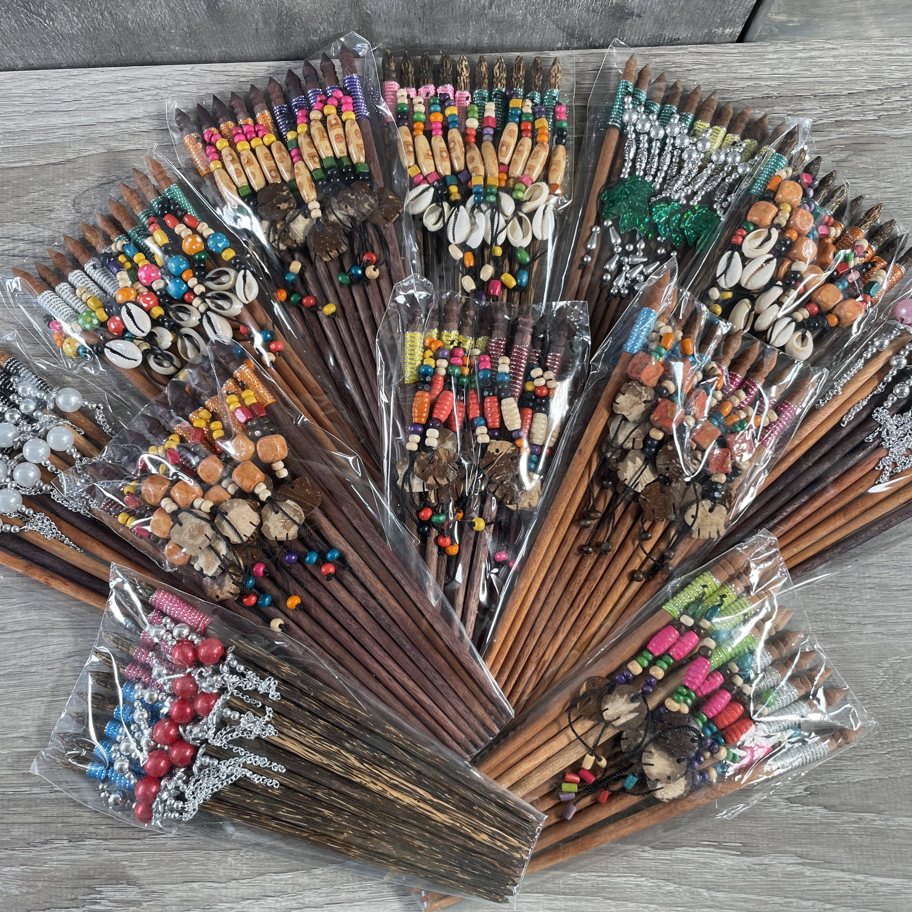 Keystone Crystals - Wholesale Hair Pin -  Boho Hair Pick Sets (10 Pack) – Crystal Shop & Gift Store 1