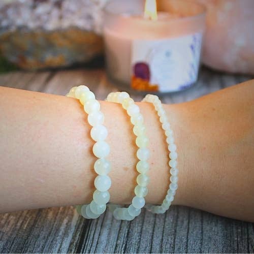 Green Tree - Vendita all'ingrosso Bracciale con perline - Bracciale con perline di giada verde - Myanmar3