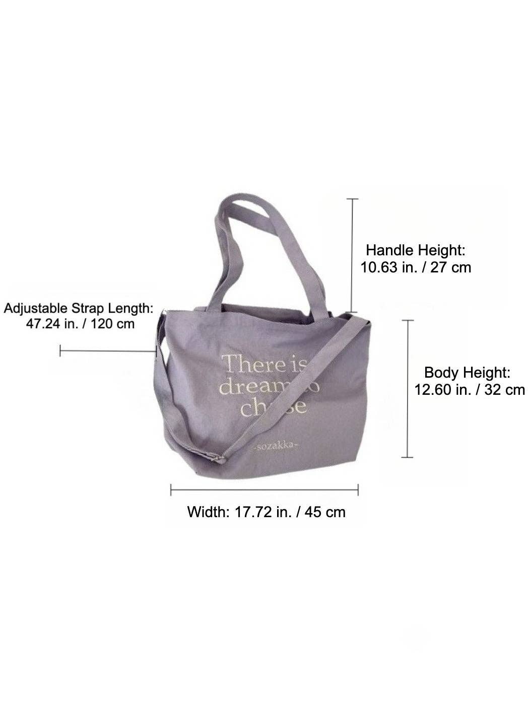 Funkyrel® Atzbranding Limited - Venta al por mayor Bolsa de asa- Mujer - Cosbai - Bolsa de lona con letras coreanas para mujer8