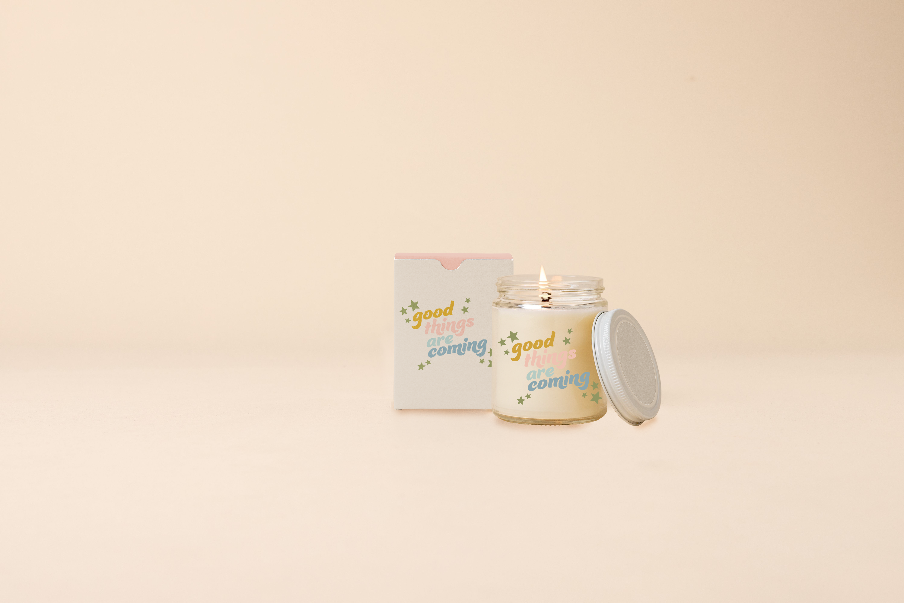 Talking Out of Turn - Wholesale Jar/Filled Candle - Candle Jar w/Lid - Toot Art (Top Sellers!)1