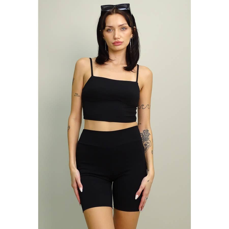 CEFIAN FASHION - Wholesale Lounge Set - Women's - YOUR GO TO CONTOUR SHORTS SET2