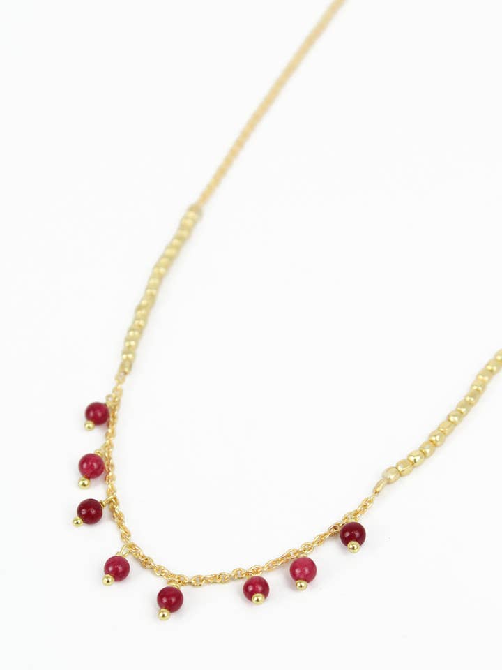 BEADED CHARM NECKLACE for wholesale by My Doris