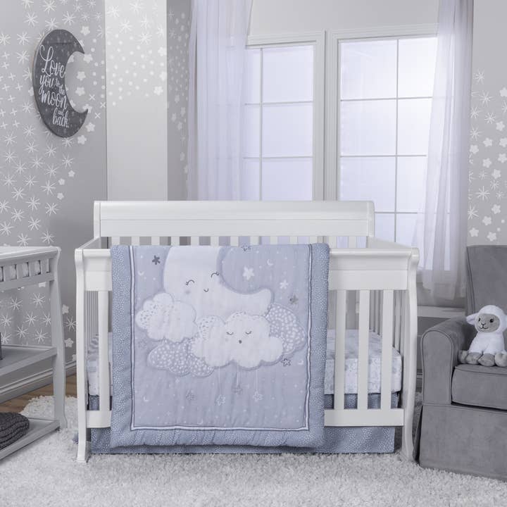 Sweet Little Dreamer 4 Piece Crib Bedding Set by Sammy & Lou® for wholesale by Trend Lab