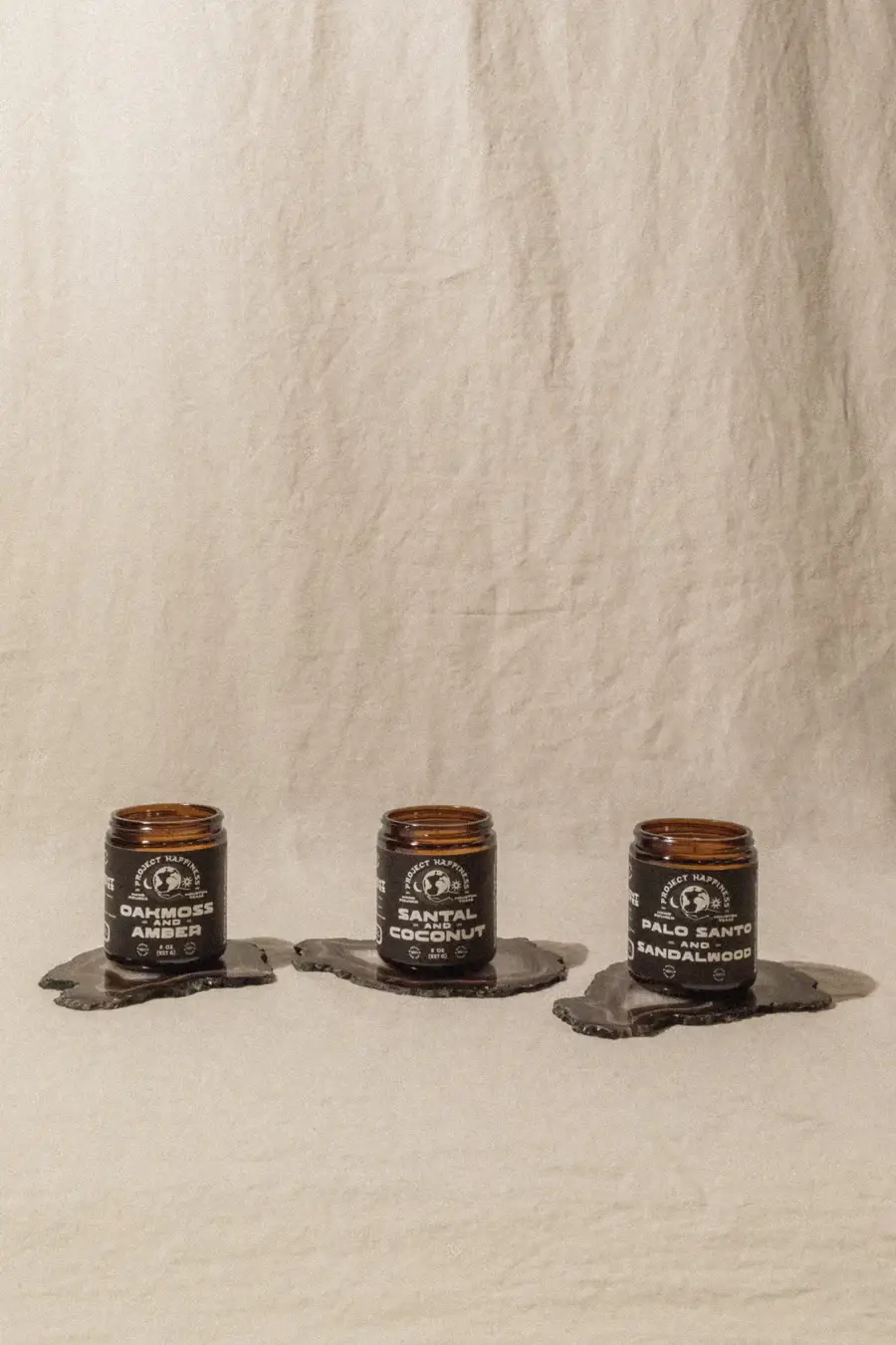 Project Happiness Candle Co. - Wholesale Jar/Filled Candle - Santal and Coconut Soy Candle - 8oz10