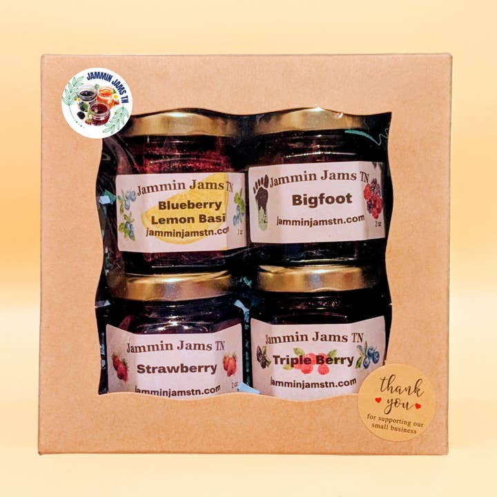 Mixed Berry Sampler for wholesale by Jammin Jams TN LLC
