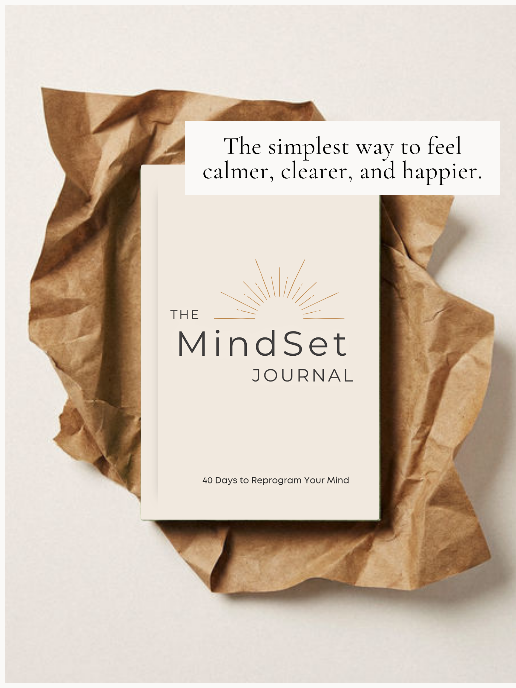 The Momentum Way - Wholesale Journal/Diary - The Mindset Journal: 40 Days to Rewire Your Mind for Success0