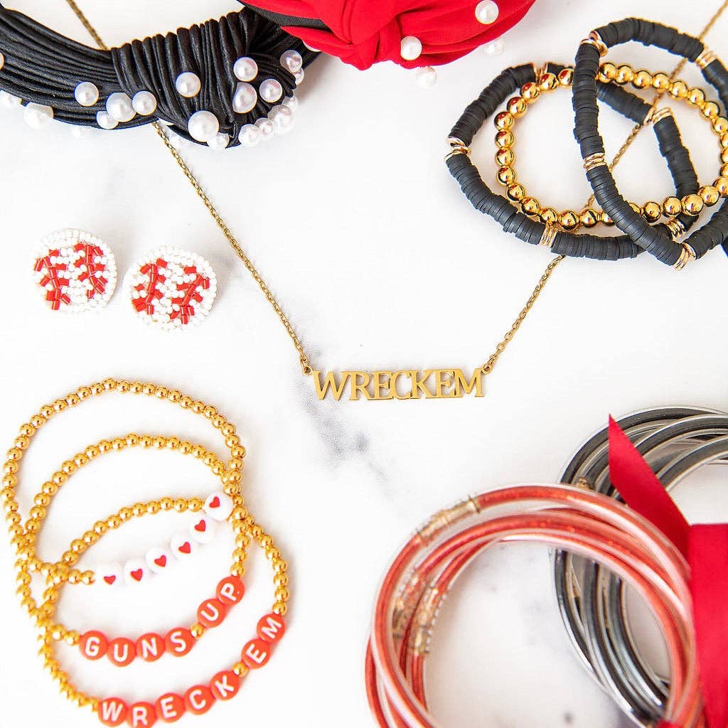 Golden Thread - Wholesale Pendant/Charm Necklace - Texas Collegiate Nameplate Necklaces8