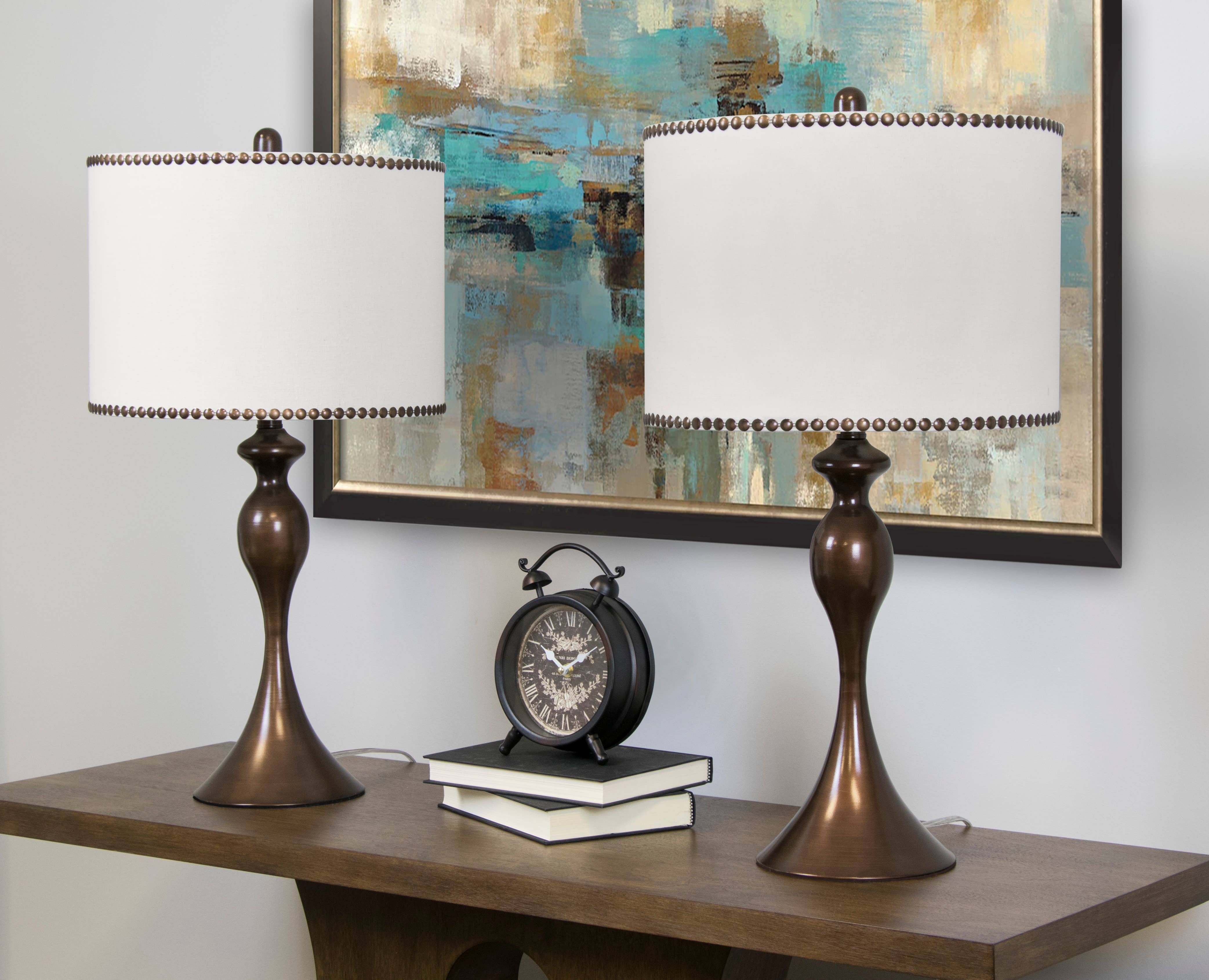 LumiSource and Grandview Gallery - Wholesale Accent/Desk Lamp - Ashland 27" Metal Table Lamps (Set of 2)34