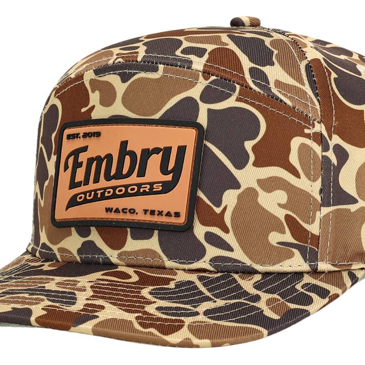Duck Camo 6 Panel "Retro" Trucker for wholesale by Embry Outdoors