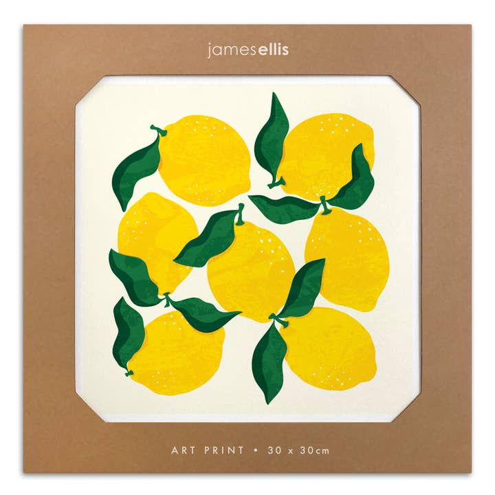 Lemons Print for wholesale by James Ellis