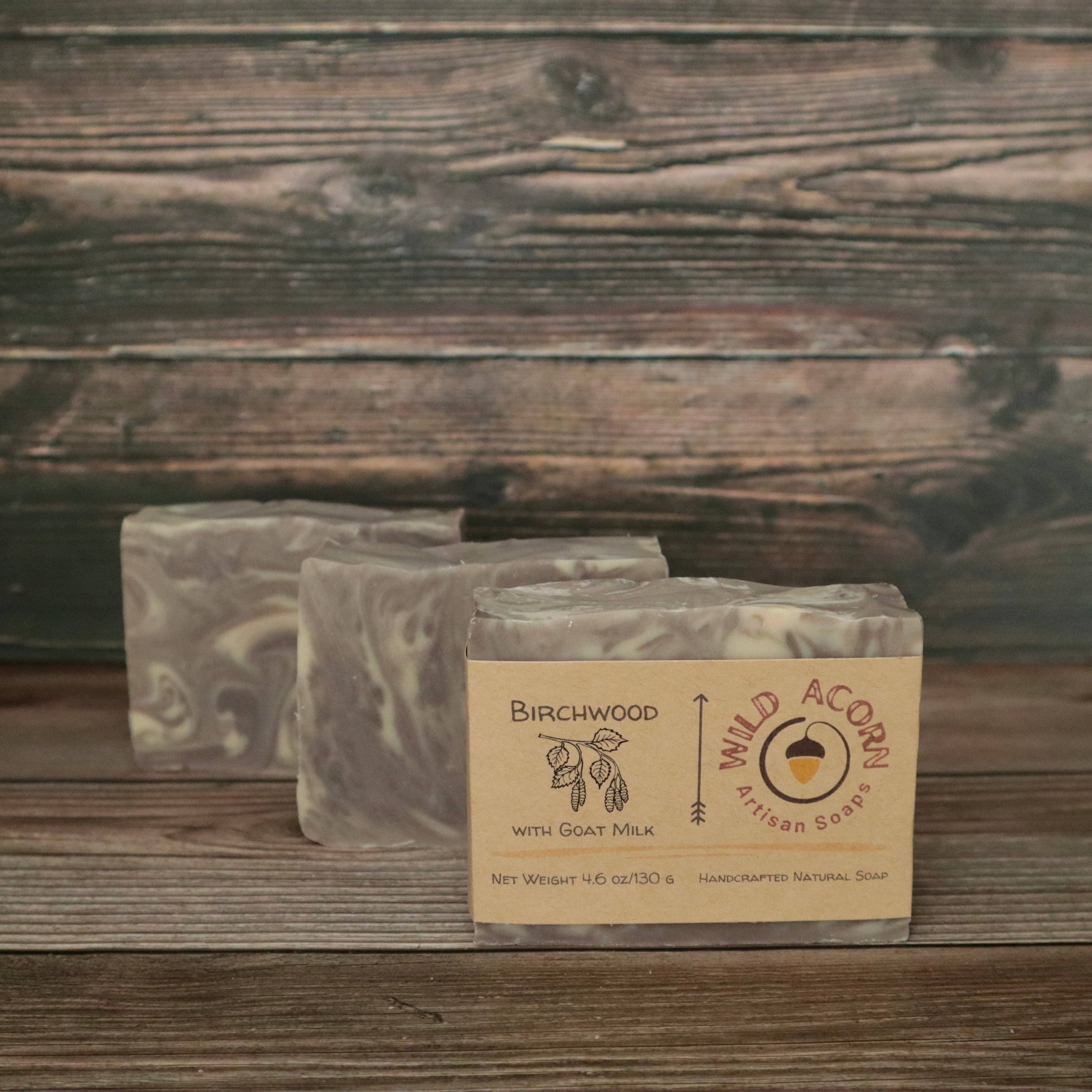 Wild Acorn Artisan Soaps LLC - Wholesale Bar Soap - Birchwood Soap with Goat Milk3