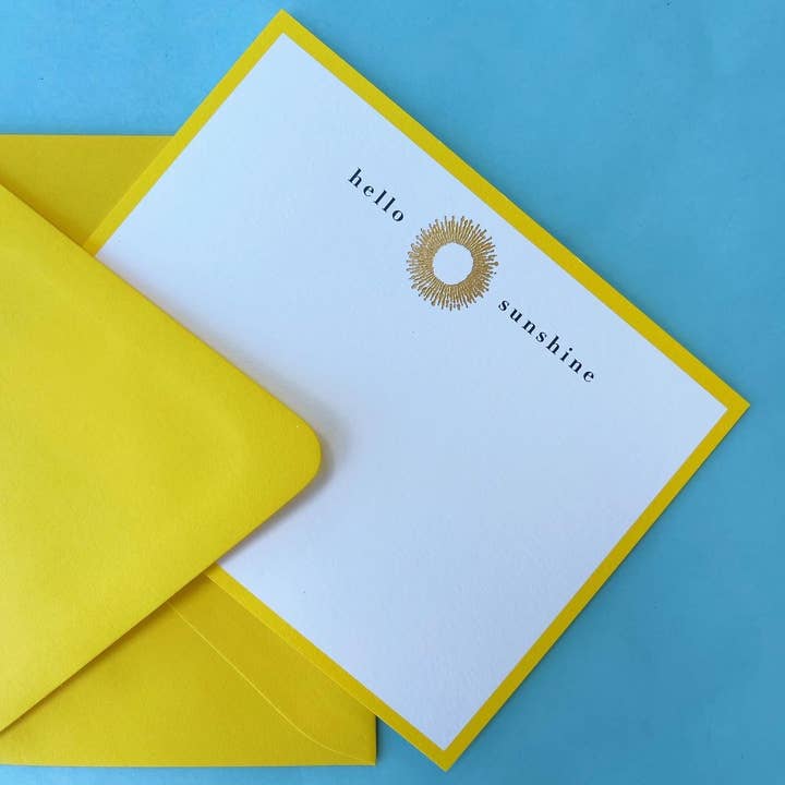 J.Falkner Cards - Wholesale Stationery/Notecard Set - Boxed Set: Hello Sunshine "Perfect Little Notes"4