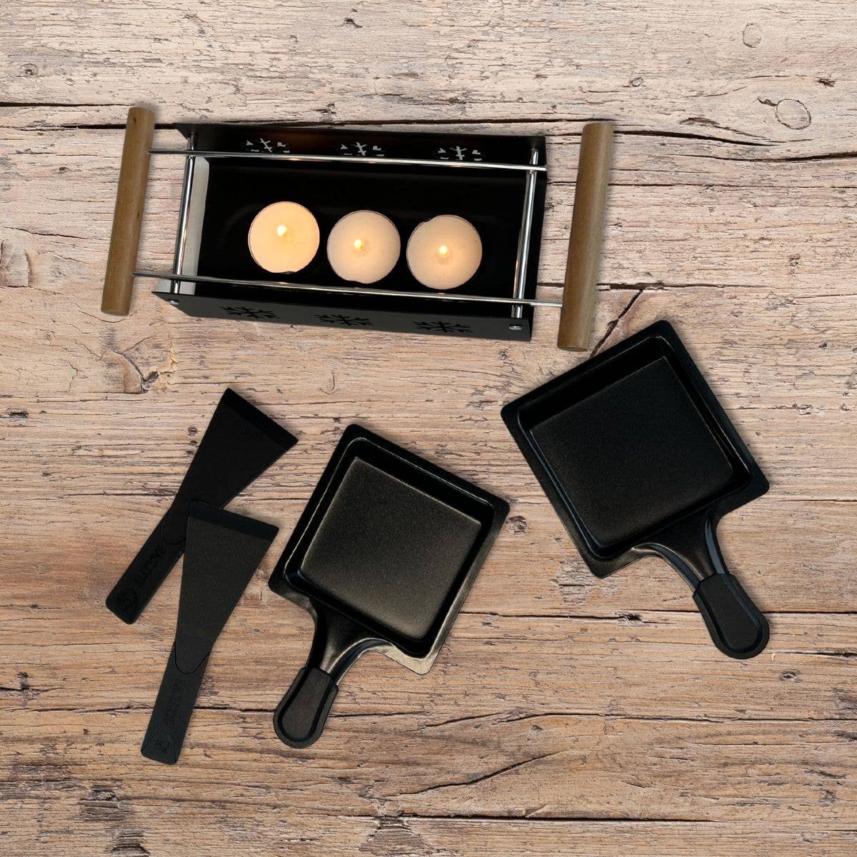 Zenker - Wholesale Kitchen Appliance - Candlelight raclette for 2 people Fackelmann culinary specialties6