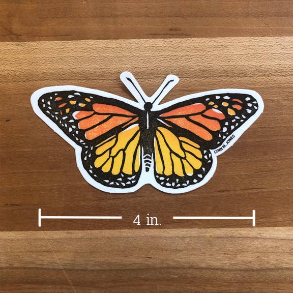 Monarch Schmetterling AUFKLEBER für den Großhandel von Lynn-oleum