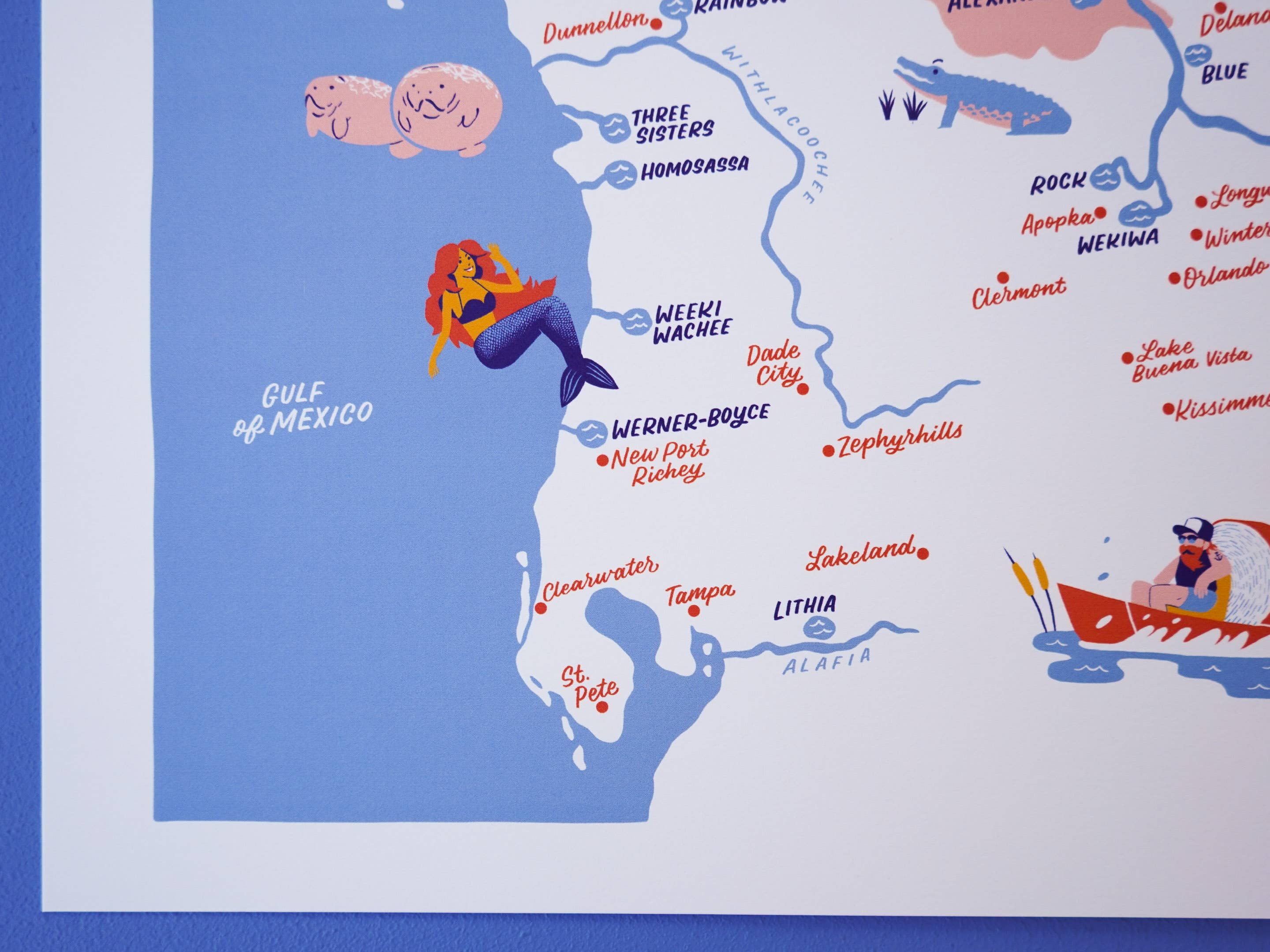 Little Known Goods - Wholesale Map - Florida Springs Map5