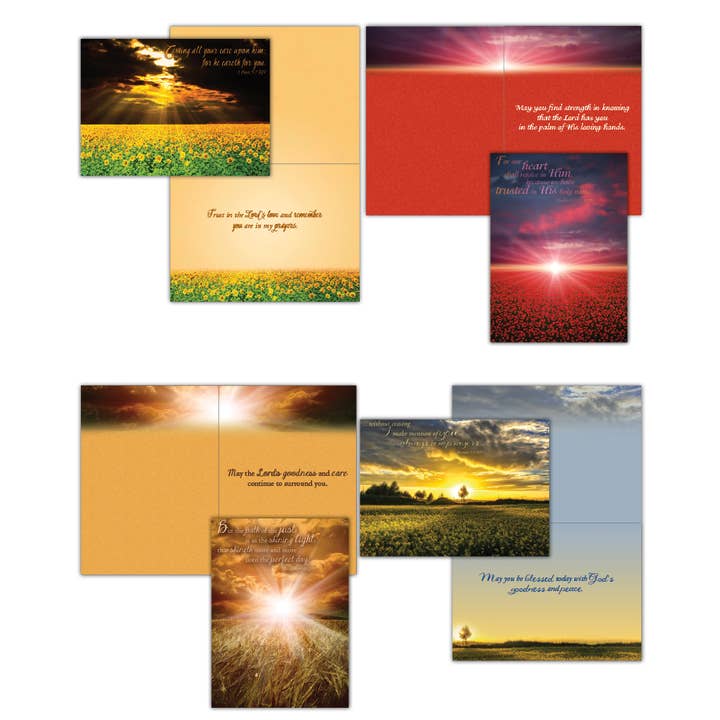 Thinking of You - Sunsets Assorted Boxed Cards for wholesale by Crown Point Graphics