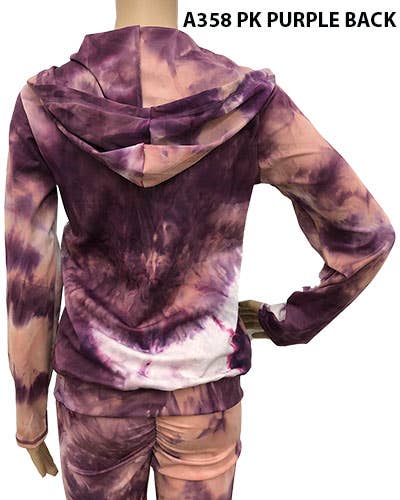 SSImport - Wholesale Athletic Jacket - Women's - A358 SPORTS HOODIE JACKET MIXED SIZES 12PCS/SET27