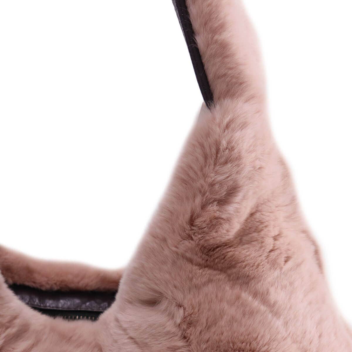 Surell - Wholesale Shoulder Bag - Women's - Rex Rabbit Fur Shoulder Bag7