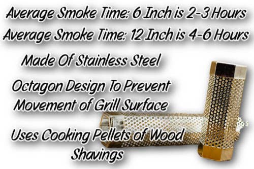 Butcher BBQ Inc - Wholesale Outdoor Grill Tools - 12 inch Smoke Tube-Grilling Tool for Smoke Flavor2