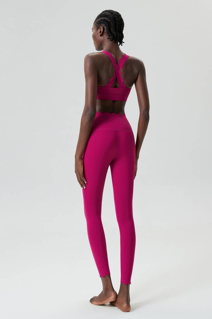 Sodalemon – wholesale Activewear set – Women′s – Women Seamless Yoga Set - Removable Cup Bra&Contoured Tights18