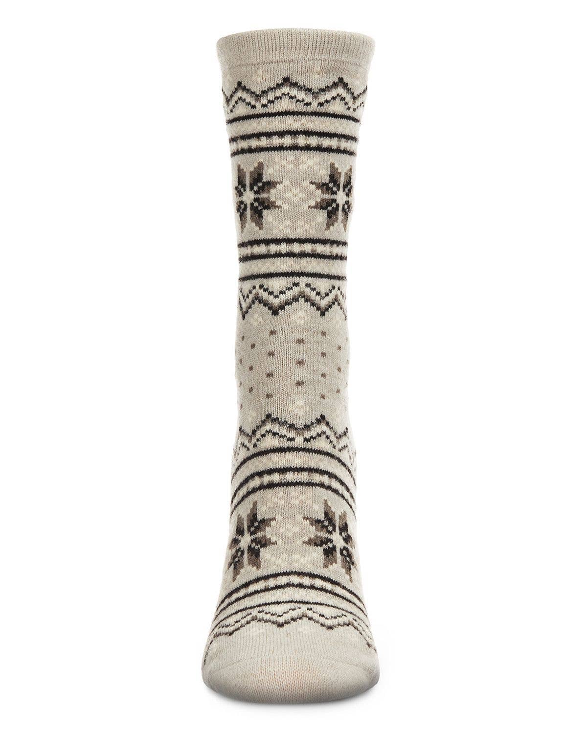 Infinity Classics International Inc. - Vente Chaussettes – femme - Pull en cachemire MeMoi Fairisle4