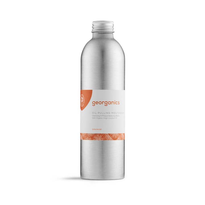 Georganics - Wholesale Mouthwash - Oil Pulling Mouthwash - Orange