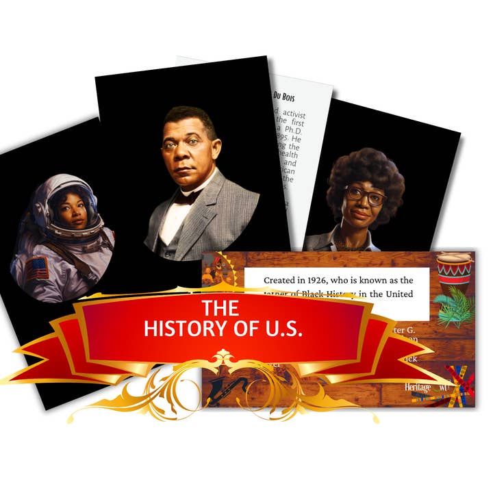 Black History Educational Bundle | Trivia & Flashcards for wholesale by Heritage Owl