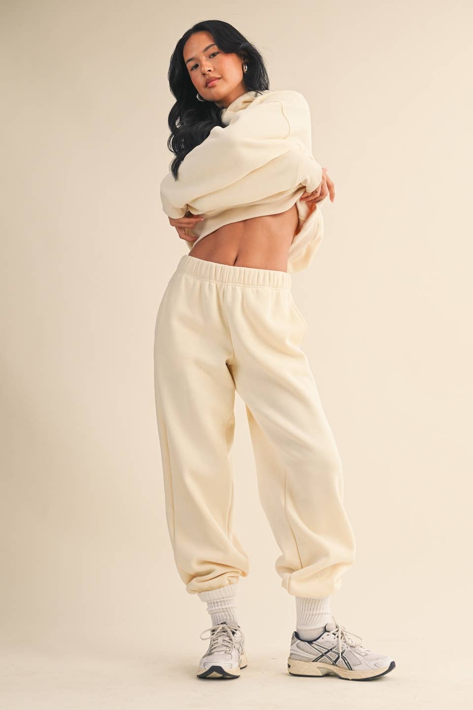 KIMBERLY C – Engroshandel Hoodie – Kvinder – Cozy Fleece oversize pullover hættetrøje38