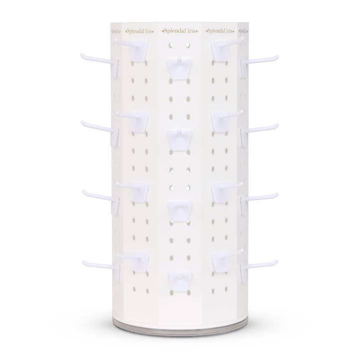 Splendid Iris - Wholesale Retailer Display - Jewelry - Branded 10 Sided Peg Spinner (Read Description)