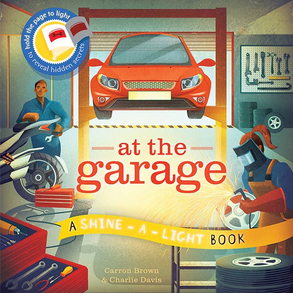 EDC Publishing - Wholesale Preschool Book (3-5) - Shine-A-Light: At the Garage0