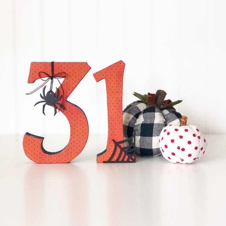 Foundations Decor - Wholesale Decorative Tabletop Object - Tray Decor - Black Plaid Pumpkin