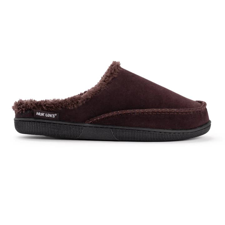MUK LUKS Men's Faux Suede Clog Slippers for wholesale by Muk Luks
