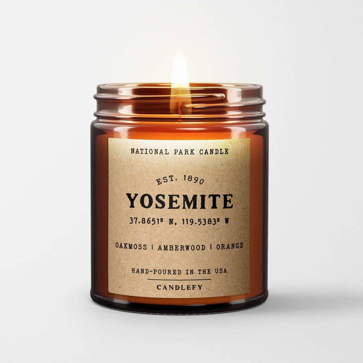 Candlefy - Wholesale Jar/Filled Candle - Yosemite National Park Candle