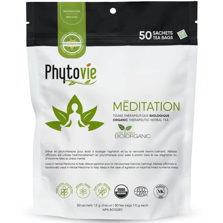 Méditation Bio | Détente Mentale | 50 Sachets pour la vente par Phytovie