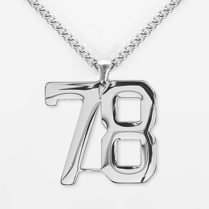 78 Antal Vedhæng med Kæde Halskæde - Rustfrit Stål for engroshandel hos Sleefs