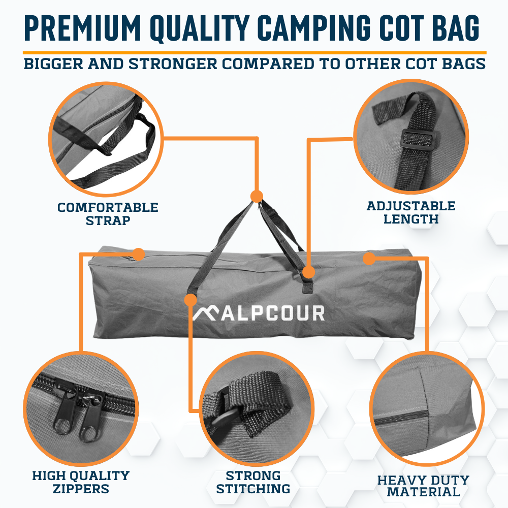 Alpcour - Wholesale Sporting Accessories - Alpcour Heavy Duty Camping Cot Bag1