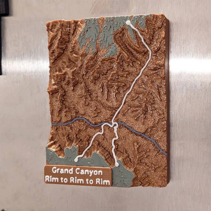 Aimant 3D bord à bord du Grand Canyon pour la vente par 3DTrails