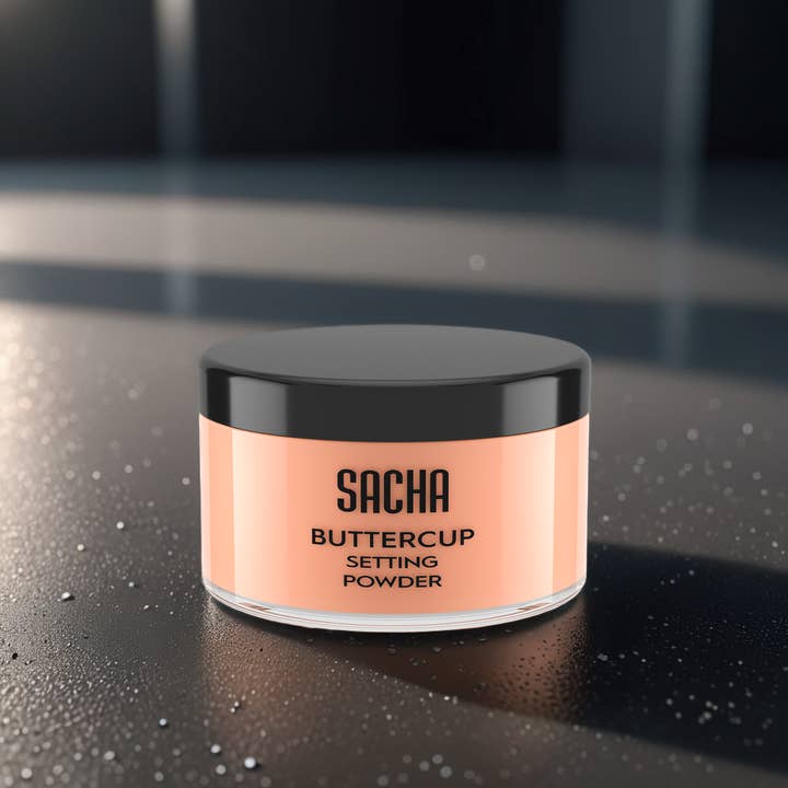 Sacha Cosmetics – wholesale Make-up setting spray/powder – Buttercup Setting Powder